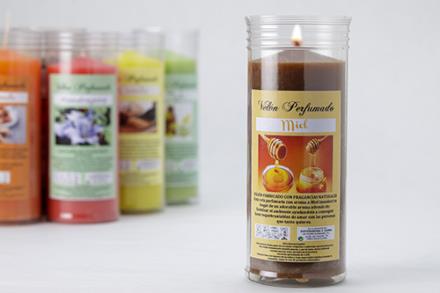 VELAS Y VELONES PERFUMADOS | VELON PERFUMADO DE MIEL 13X6 cm. VELAS Y VELONES PERFUMADOS | VELON PERFUMADO DE MIEL 13X6 cm.