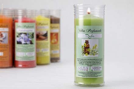 VELAS Y VELONES PERFUMADOS | VELON PERFUMADO DE RUDA 13X6 cm. VELAS Y VELONES PERFUMADOS | VELON PERFUMADO DE RUDA 13X6 cm.