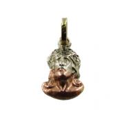 VARIOS ORIGENES DEL MUNDO | Amuleto Cristo Rostro Tumbaga 3 Metales 1 cm