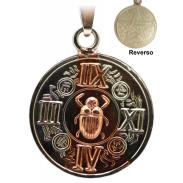 VARIOS ORIGENES DEL MUNDO | Amuleto Escarabajo Mistico con Tetragramaton 3.5 cm