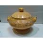 SOPERAS, PLATOS PORCELANA | Sopera Ceramica 30 x 36 (amarilla con motivos Antiguos)