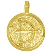 JOYERIA ORTIZ SANTERIA | Medalla joyeria Ochosi Oro 18k chapado