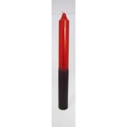 BUJIAS BI COLOR | VELA Bujia Bi-Color Rojo-Negro 20 x 2 cm (P24)
