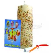ORISHAS CON FERRAMENTOS | VELON ORISHA FERRAMENTOS 7 Potencias 16 x 5.5 cm (Blister - Con Aroma)